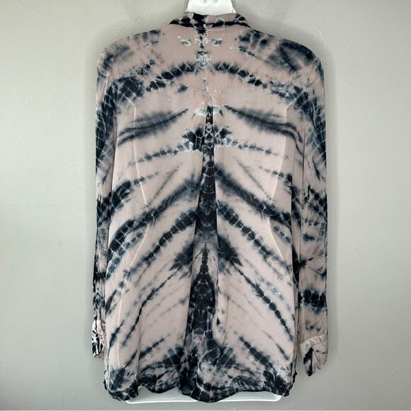 YOUNG FABULOUS & BROKE Tie Dye Top Womens Medium Whimsigoth Fairy Grunge Party - Picture 5 of 8